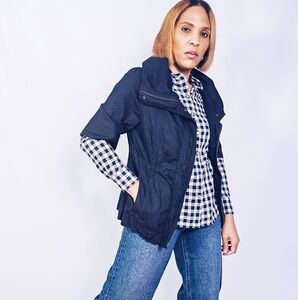 LOFT Navy Utility Jacket